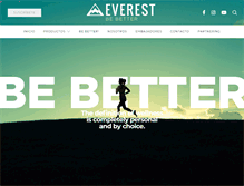 Tablet Screenshot of everestbrands.com